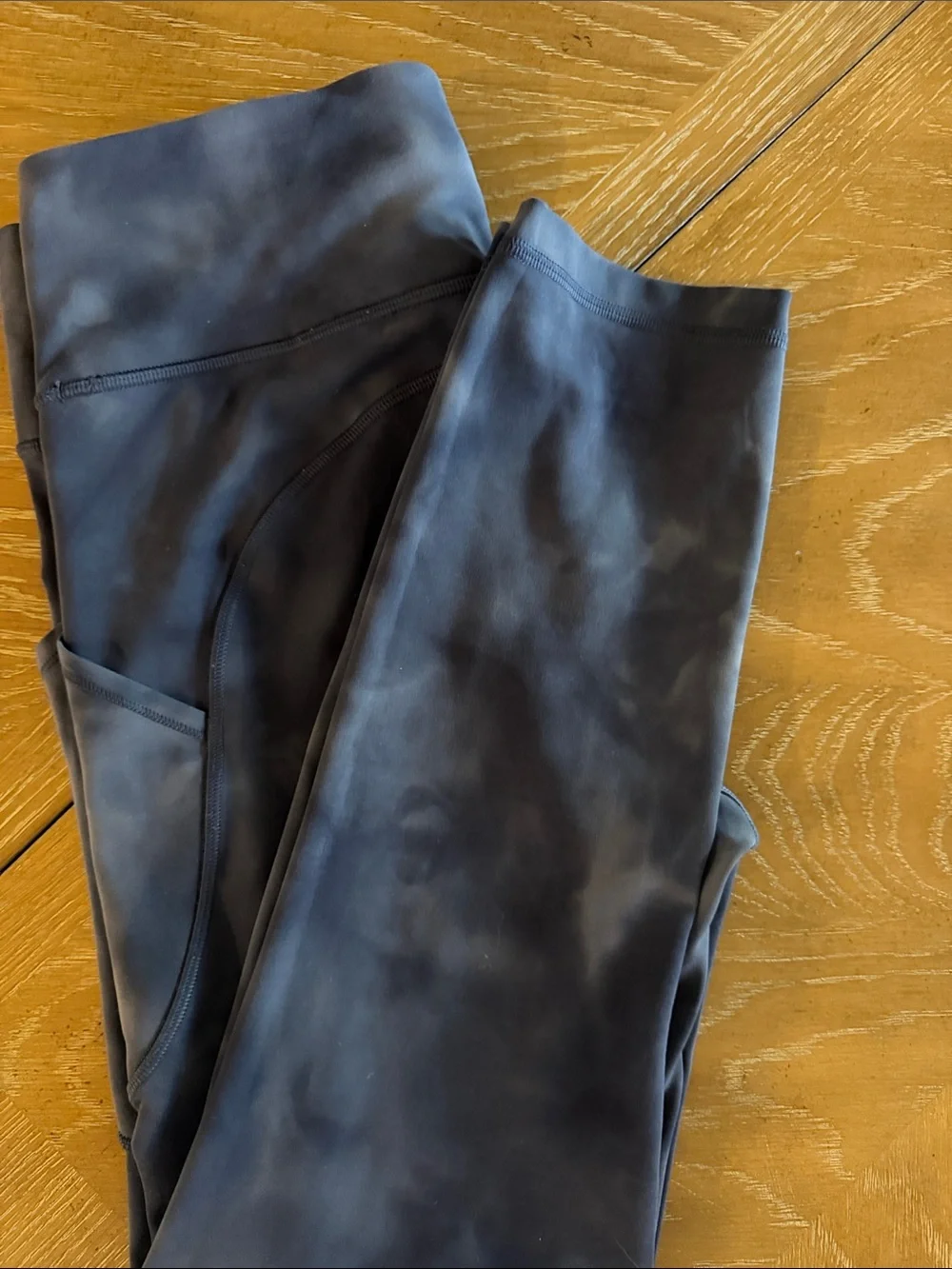 lululemon athletica Navy Tie-Dye Active Leggings